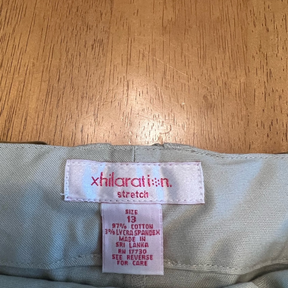 Xhilaration Light Gray Stretch Skort - Picture 3 of 4
